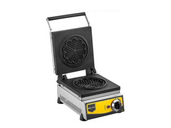 Çiçek Model Waffle Makinası Elektrikli 16 cm Çap